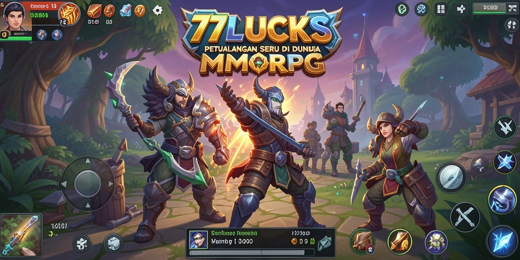 Tampilan gameplay seru dari 77LUCKS yang mengajak eksplorasi.