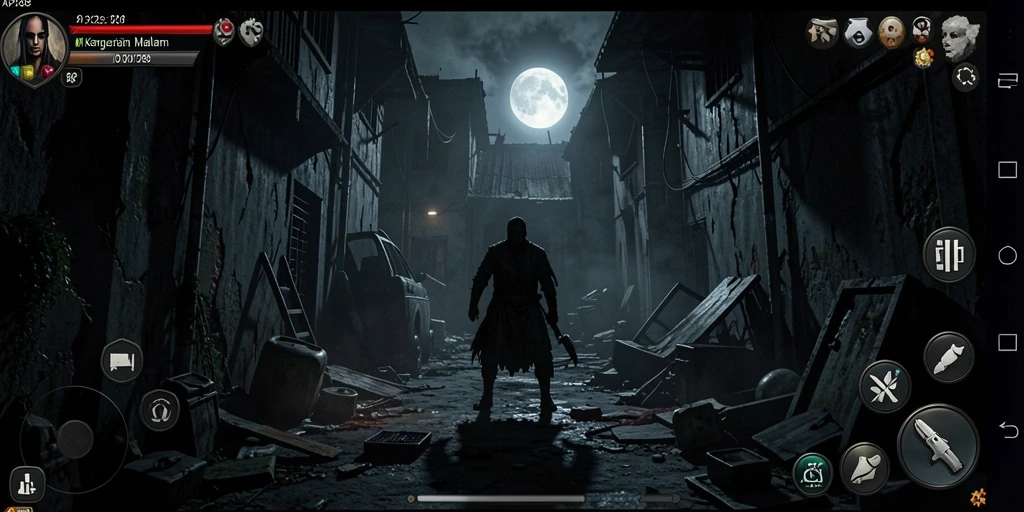 Gameplay menegangkan dari API288 di dunia horor penuh kegelapan.