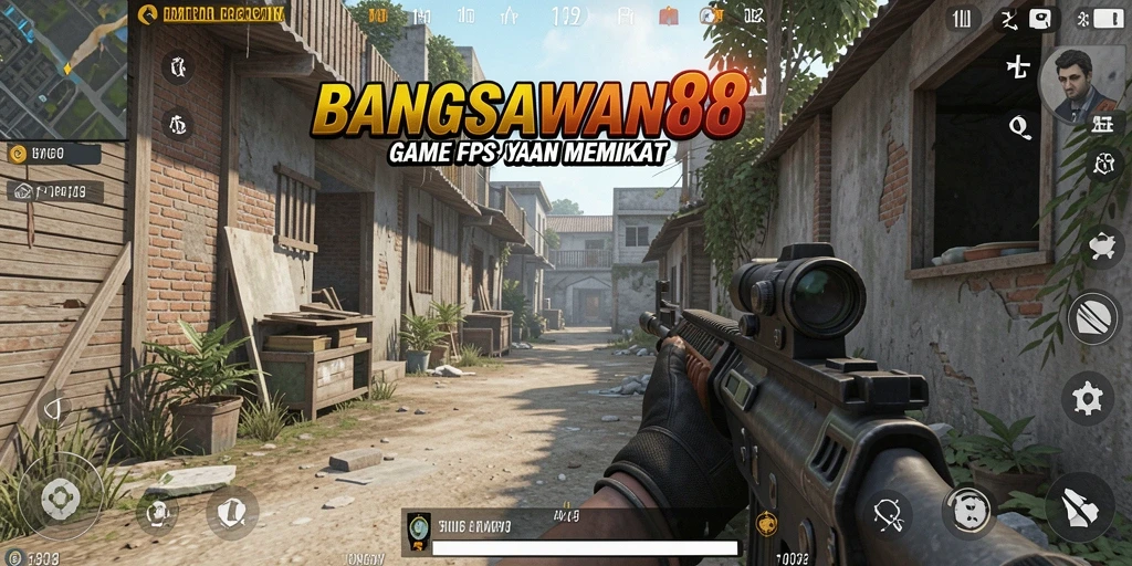 Tangkapan layar BANGSAWAN88 menampilkan aksi tembak-menembak yang intens.