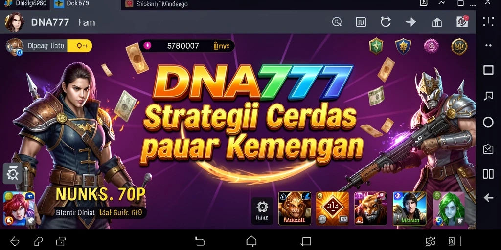 Tampilan gameplay dinamis dari DNA777 yang menantang strategi.