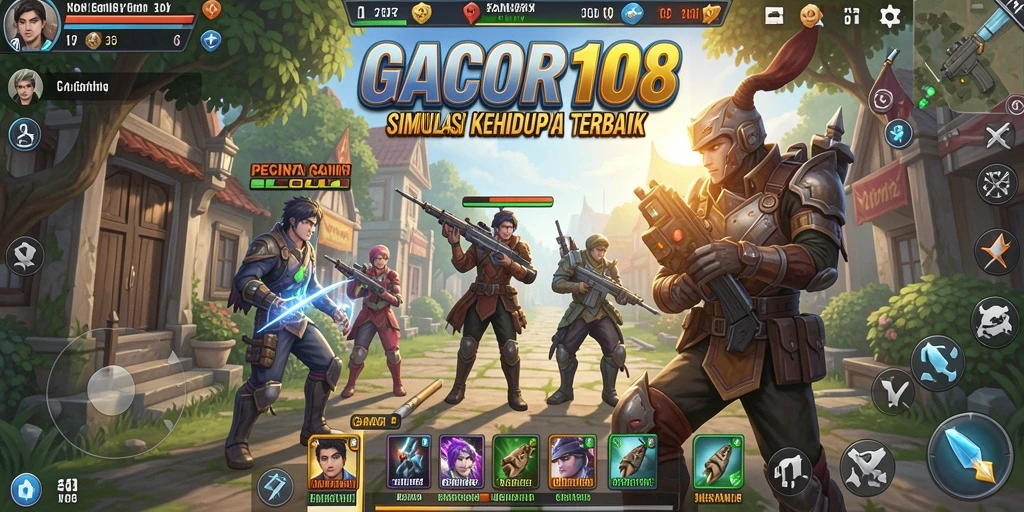 Tampilan gameplay menarik dari GACOR108 yang menampilkan interaksi karakter.