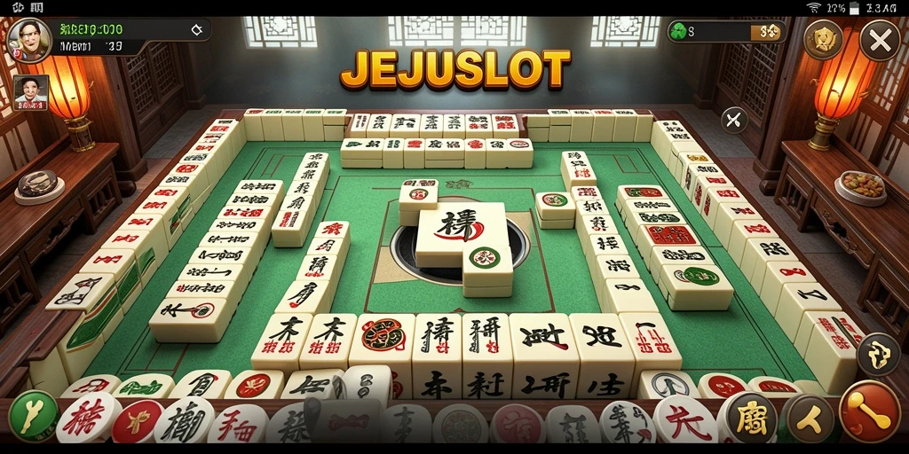 Screenshot gameplay <strong>JEJUSLOT</strong> menampilkan aksi seru dalam permainan Mahjong.
