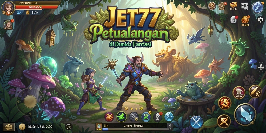 Tangkapan layar dari gameplay seru JET77 menampilkan perjalanan petualangan yang mendebarkan.