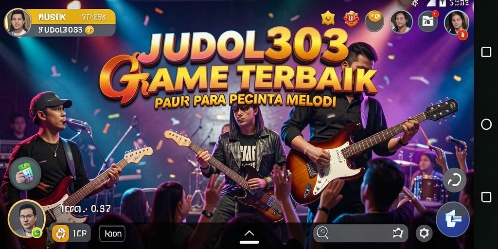 Tampilan gameplay JUDOL303 dengan berbagai pilihan lagu menarik.