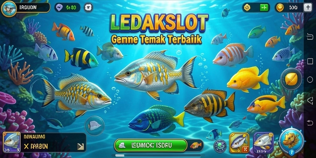 Tampilan gameplay Tembak Ikan yang menarik di LEDAKSLOT.
