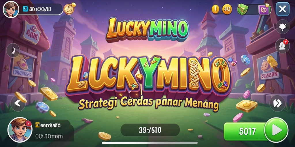 Tampilan gameplay <strong>LUCKYMINO</strong> yang strategis dan memikat.