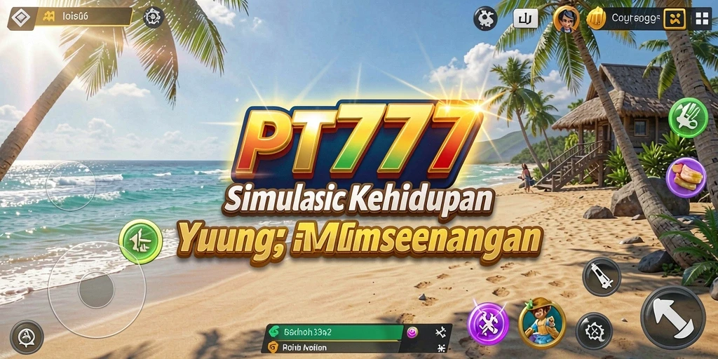 Screenshot gameplay PT777 yang menunjukkan interaksi dan simulasi kehidupan.