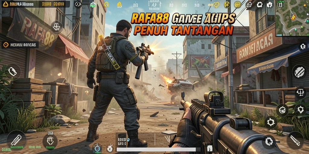 Tangkapan layar gameplay RAFA88 yang menunjukkan aksi seru dan strategi dalam TPS.