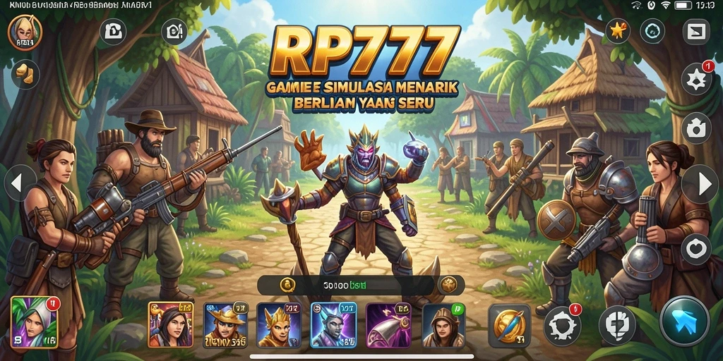 Tangkapan layar gameplay RP777 menampilkan pengalaman simulasi yang menakjubkan.